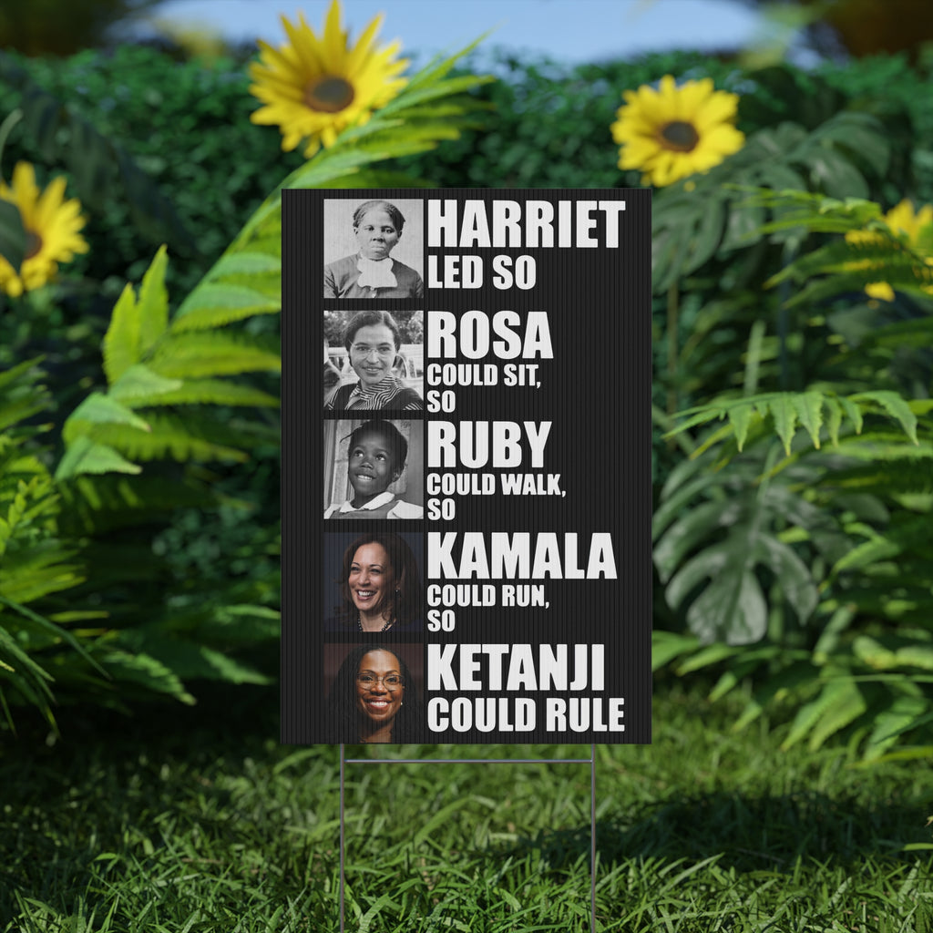 Yard Sign - Inspirational Women Anti Trump Human Rights Activists Protest Resist