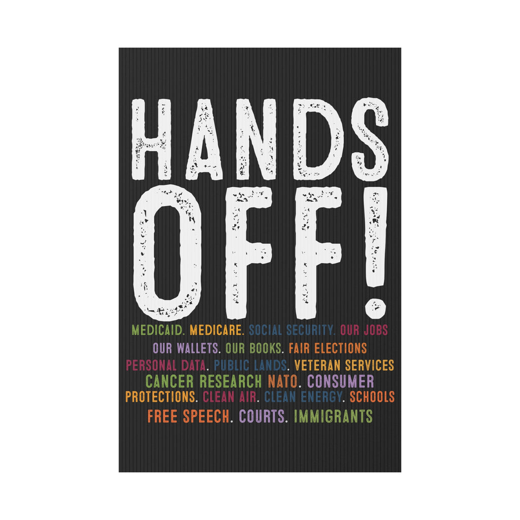 Political Rights Activists Protest Sign, Anti Trump Resist Plastic Yard Sign, Resistance Movement Decor, Activism Demonstration Banner