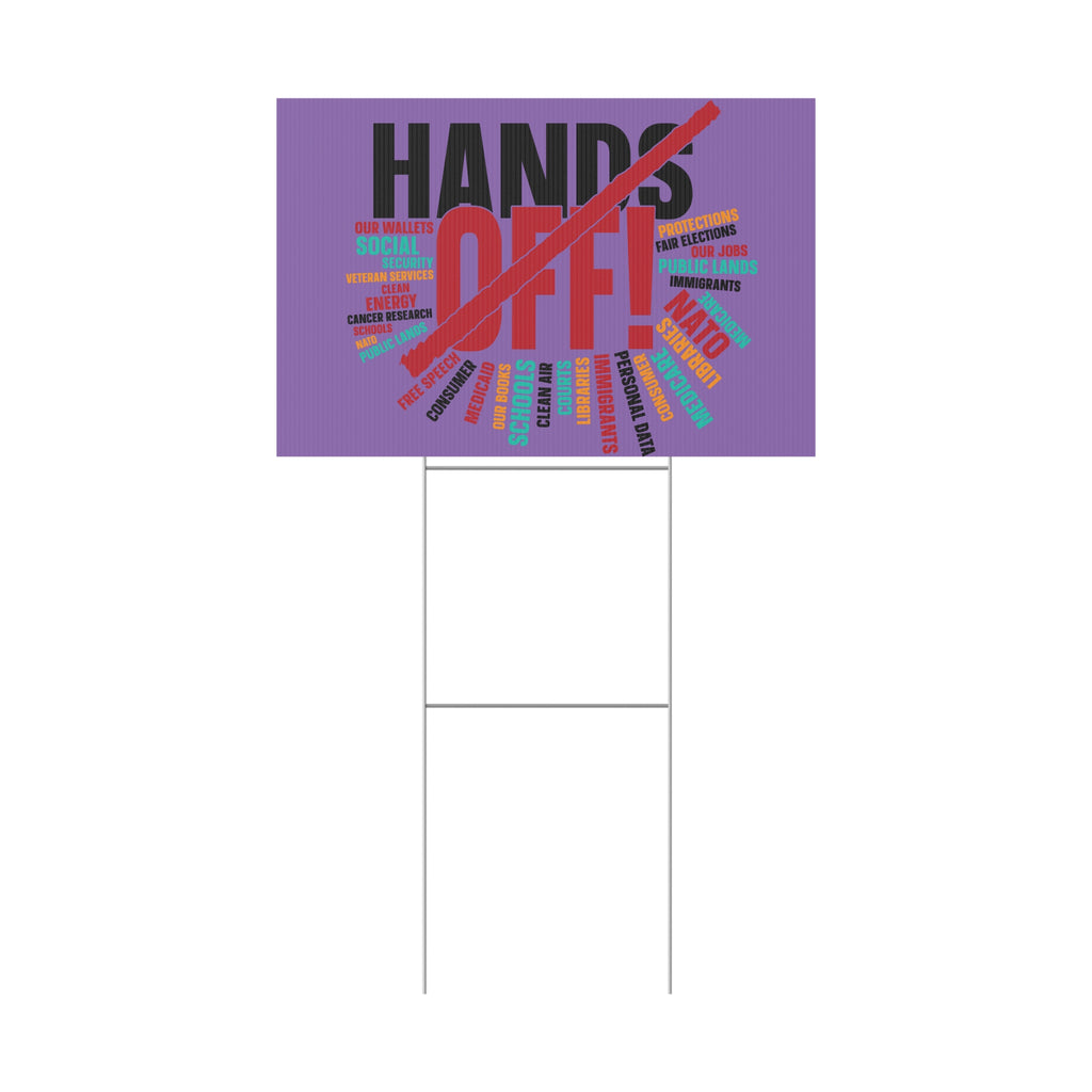 FDT Plastic Yard Sign, Anti Trump, Political Rights Activists, Protest Sign, Resist, Protester Gear, Activism Product, Liberal Demonstrator,