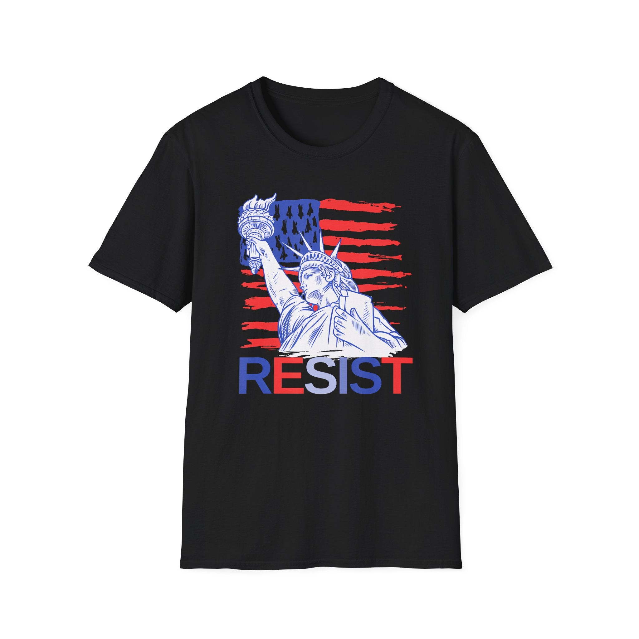 Activist T-Shirt Resist Anti Trump Human Rights Protest Save Democracy, Liberal Democrat Fashion Gifts, No Kings Apparel