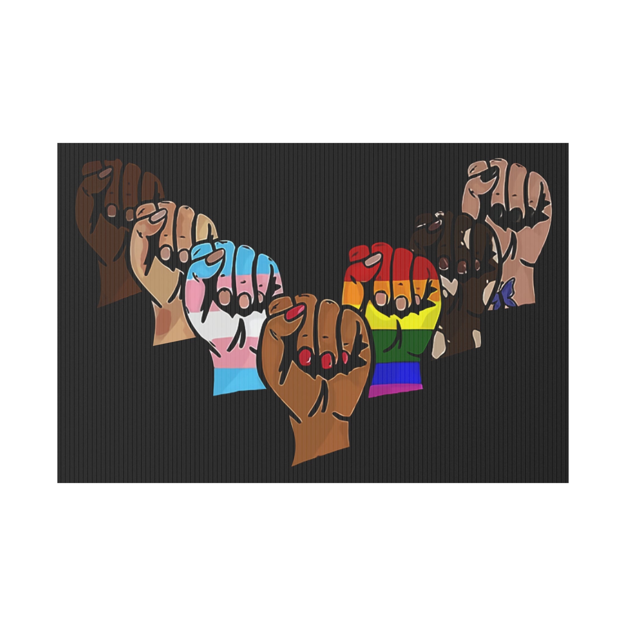 Feminist Yard Sign, Human Rights Activist Protest Sign, Anti Trump Plastic Yard Sign, Equality Solidarity Poster, Protest Art Display,