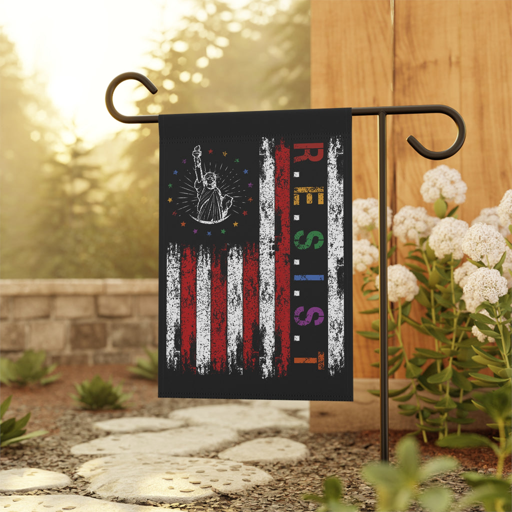 Banner, Anti Trump Resist Rights Activists Save Democracy, Protest Flag, Political Activist Sign, Resistance Movement, Liberal Protest