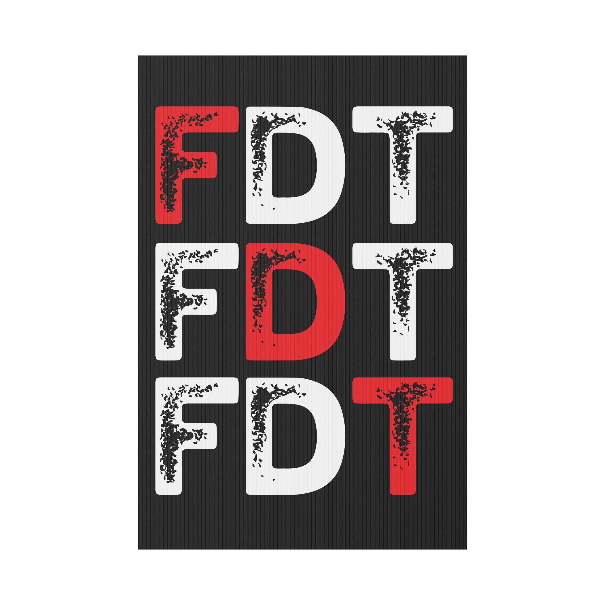 Political Activist Yard Sign, Anti Trump Protest Decoration, FDT Resistance Placard, Resist Movement Poster, Political Rights Activists