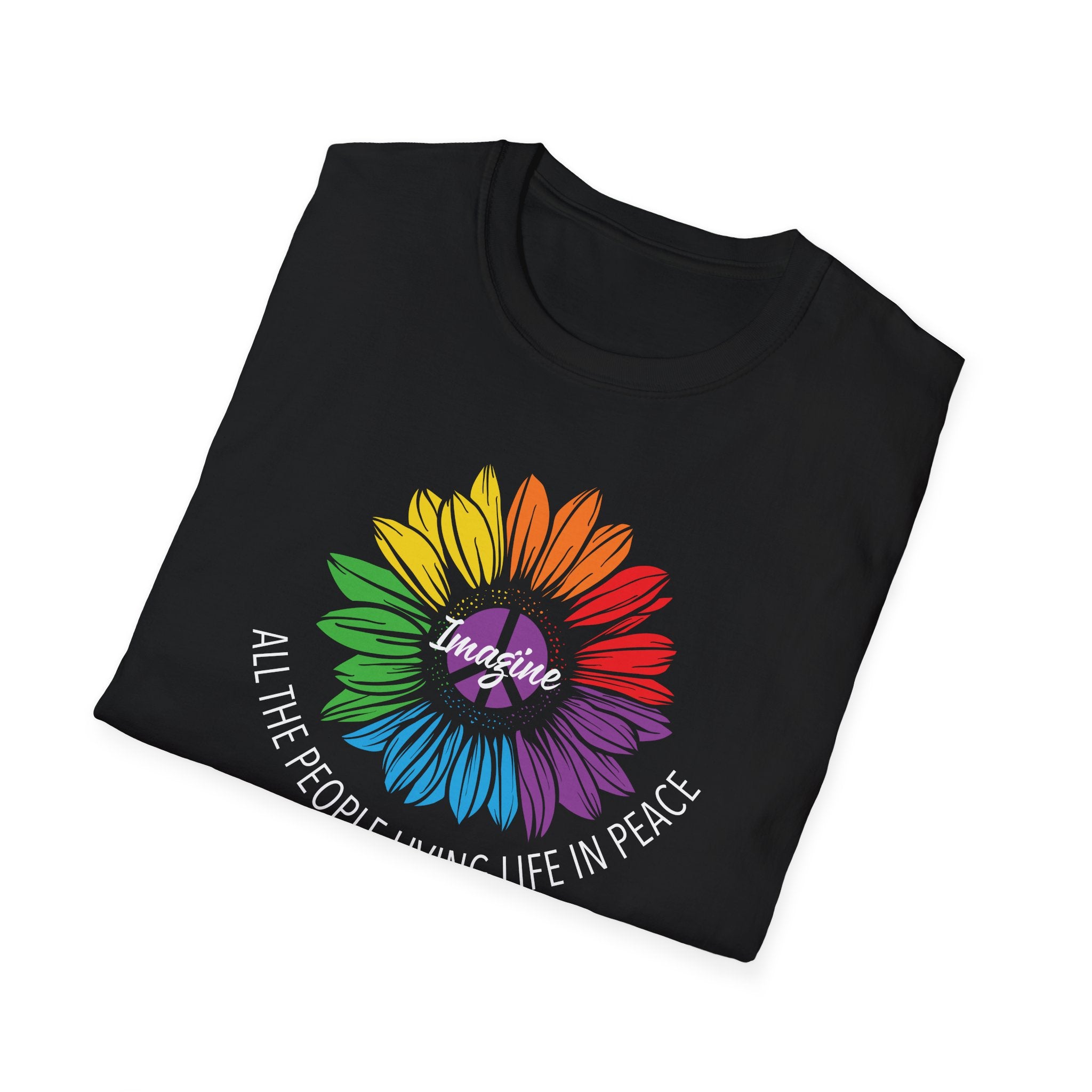 Peace Freedom Equality Not Division Rights Activists Unisex Softstyle Tee, Protest March Shirt, Social Justice Gift, Activism Apparel, Human