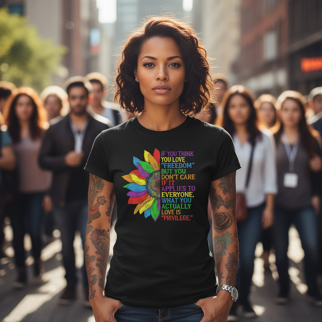 Activists Equality Advocate Unisex Softstyle T-Shirt, Anti Trump Freedom Kindness Rights Activist Tee, Activism Gift, Social Justice Shirt, Protest Apparel