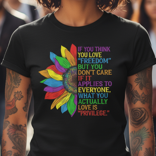 Activists Equality Advocate Unisex Softstyle T-Shirt, Anti Trump Freedom Kindness Rights Activist Tee, Activism Gift, Social Justice Shirt, Protest Apparel