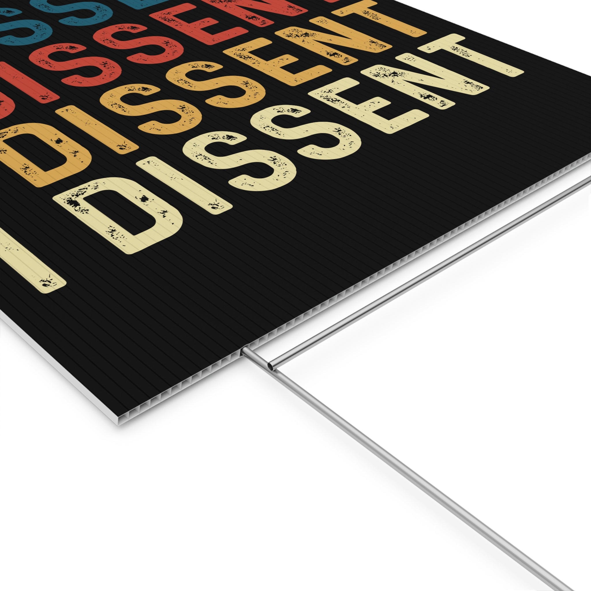 Yard Sign, Anti Trump, Human Rights Activists, I Dissent, Protest Sign, Political Statement, Outdoor Sign, Resist Trump