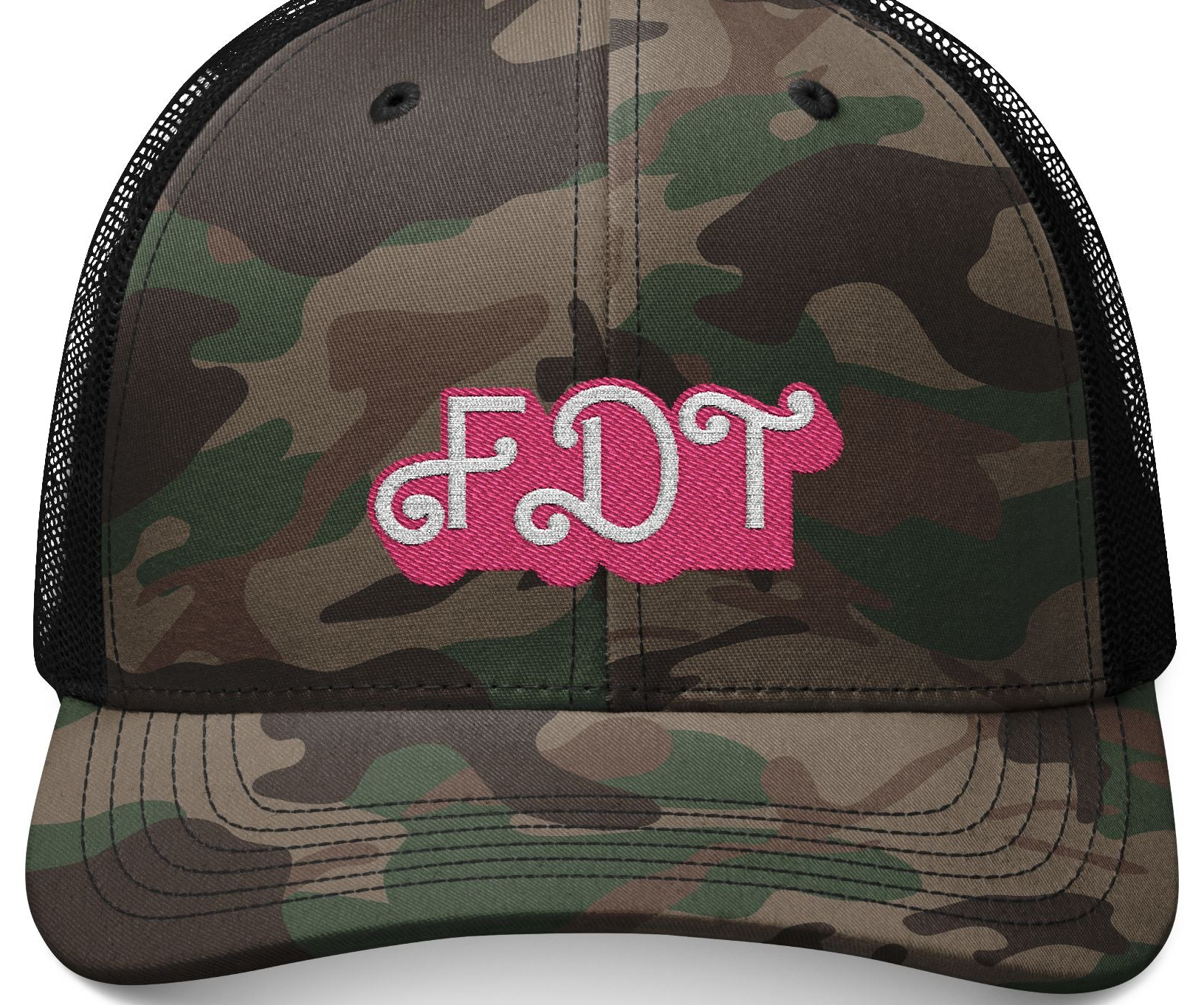 Embroidered Camouflage Trucker Hat, Resist Anti Trump Equality Political Activists, Trending Cap, Protest Gear, Activism Accessories,