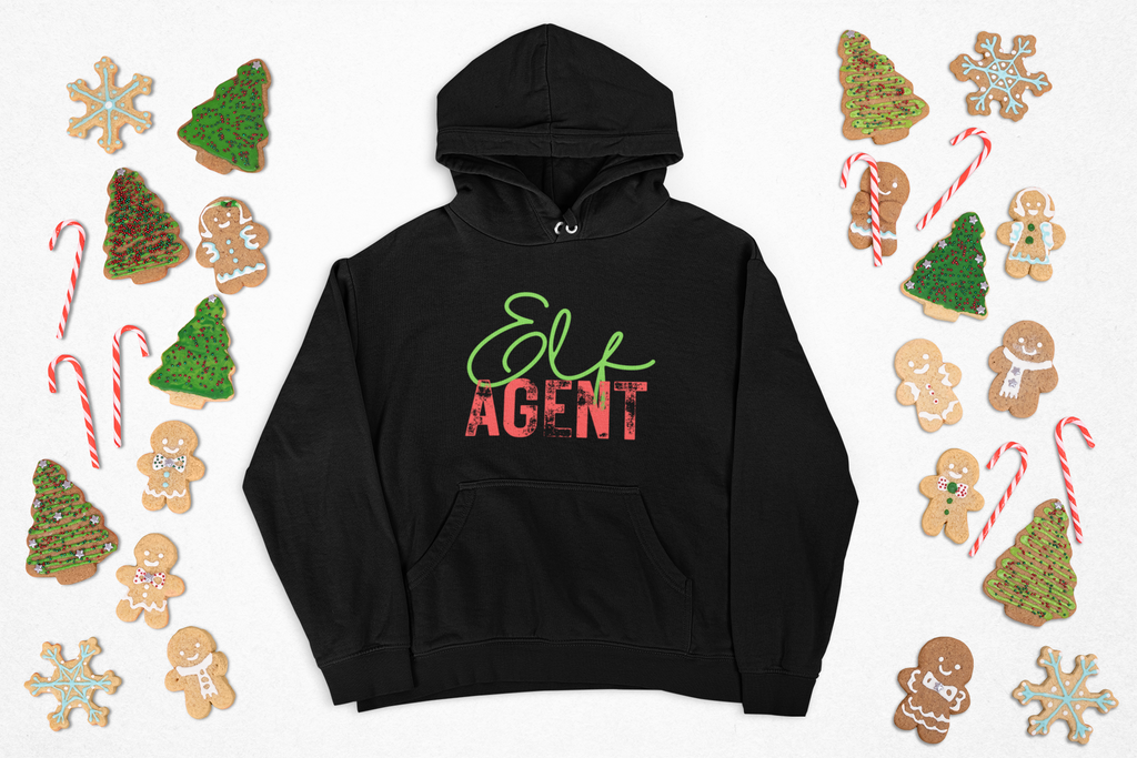 Christmas Retro Vintage Font Hoodie - Trending Gifts for Christmas Spirit and Humor Lovers