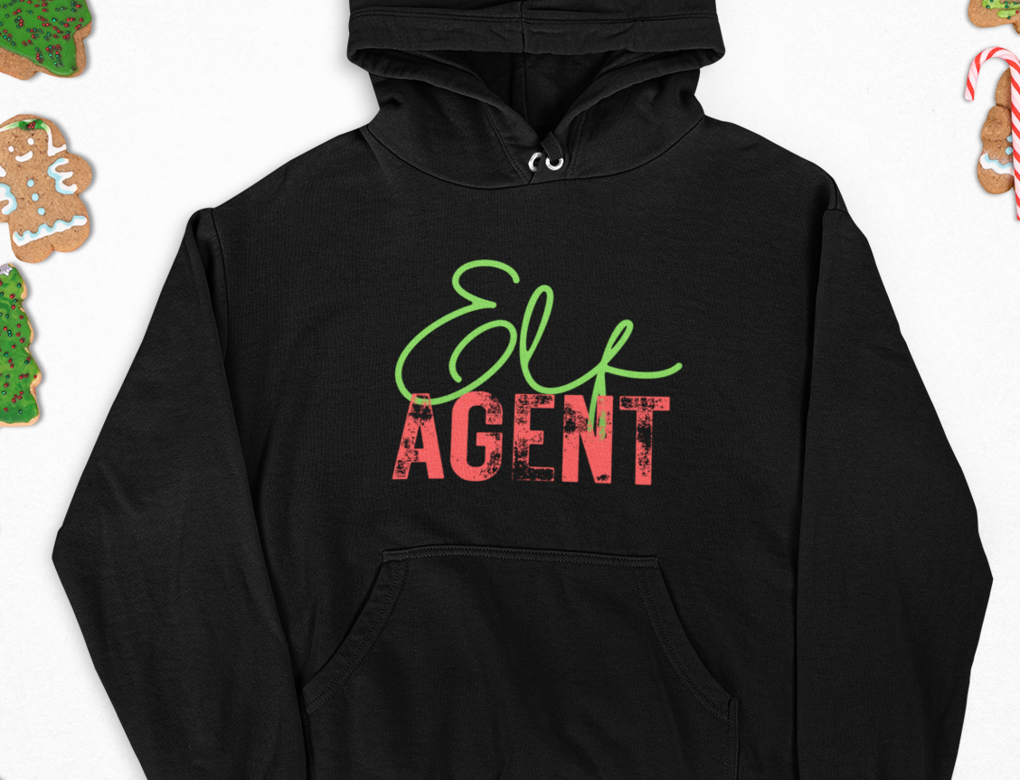 Christmas Retro Vintage Font Hoodie - Trending Gifts for Christmas Spirit and Humor Lovers