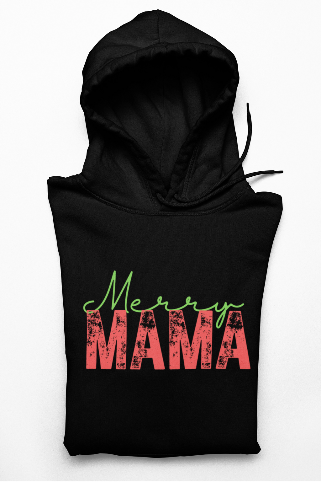 Retro Vintage Style Mama Christmas Hoodie, Unisex Heavy Blend Hooded Sweatshirt Gift for Mom, Christmas Mama Gifts