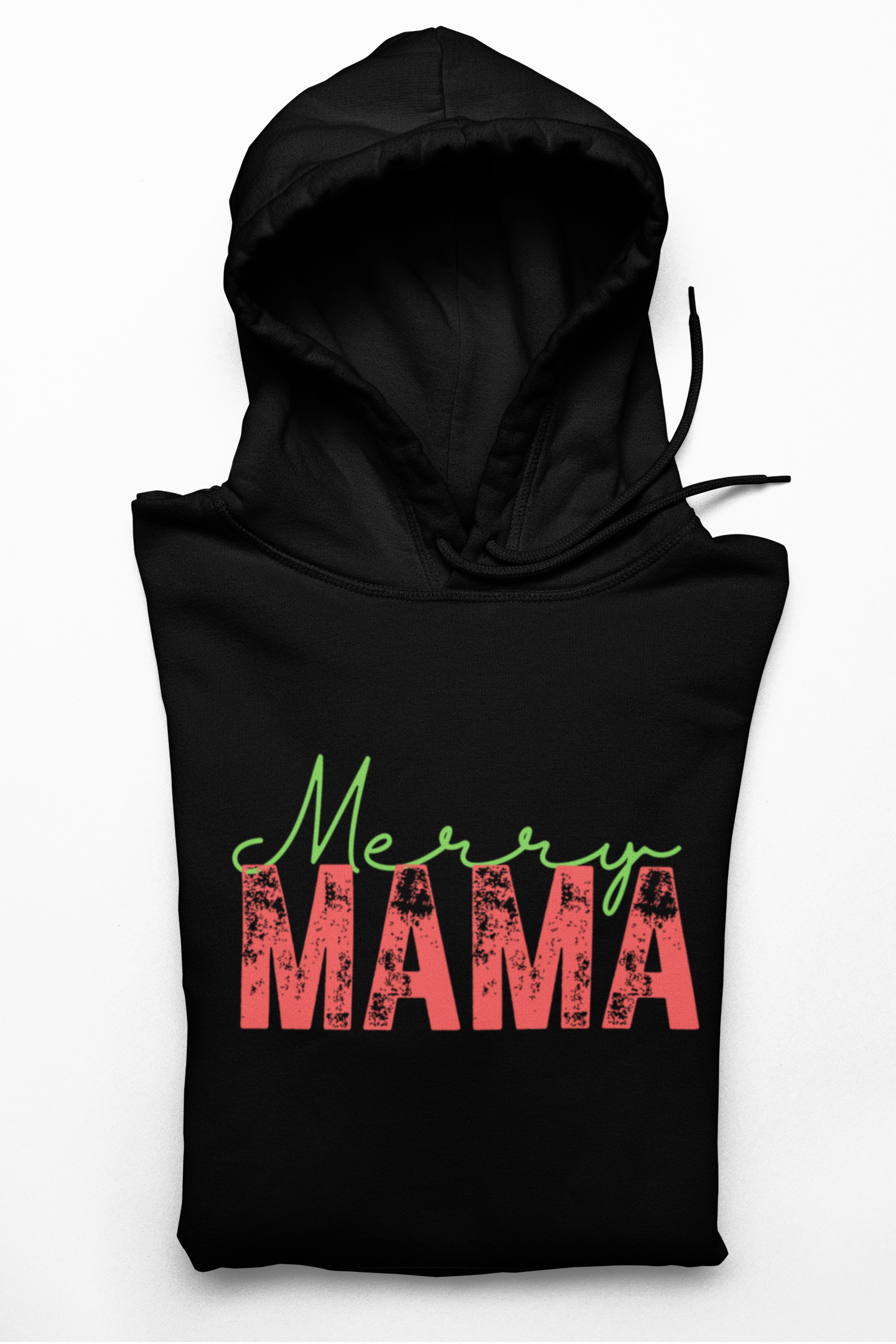 Retro Vintage Style Mama Christmas Hoodie, Unisex Heavy Blend Hooded Sweatshirt Gift for Mom, Christmas Mama Gifts