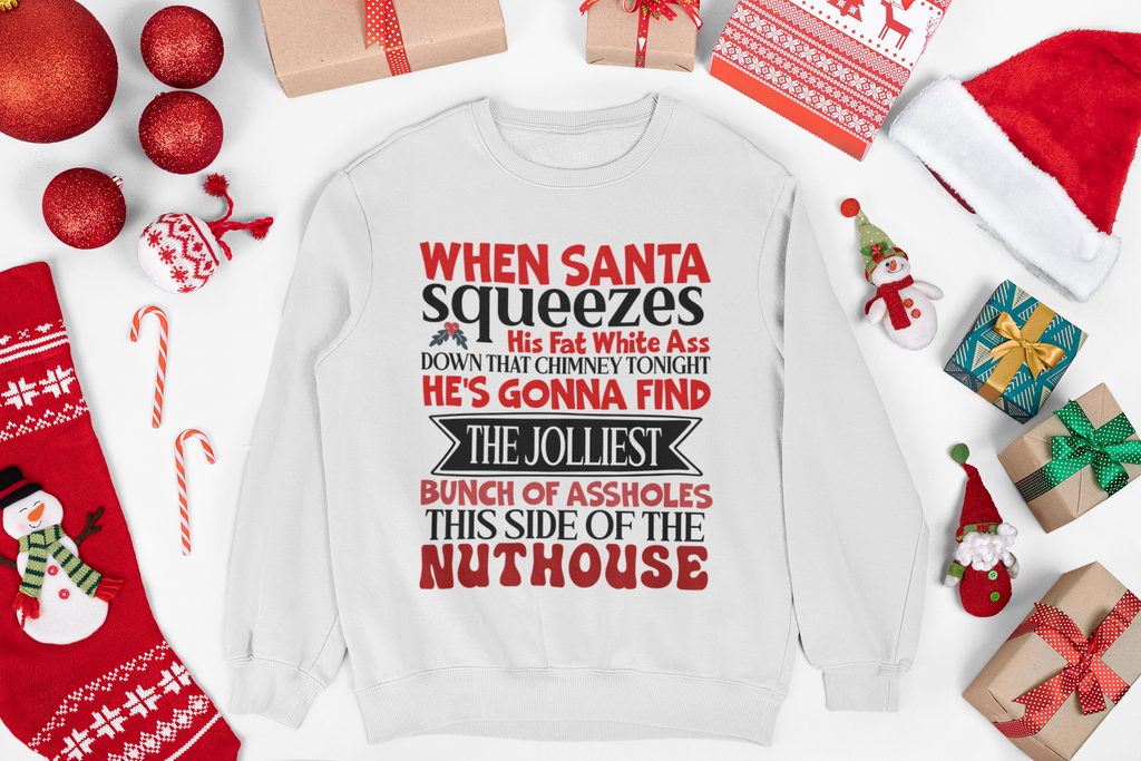 Clark Griswold Christmas Vacation Sweatshirt, Funny Holiday Jumper, Movie Quote Xmas Gift, Festive Unisex Crewneck Pullover, Christmas Movie