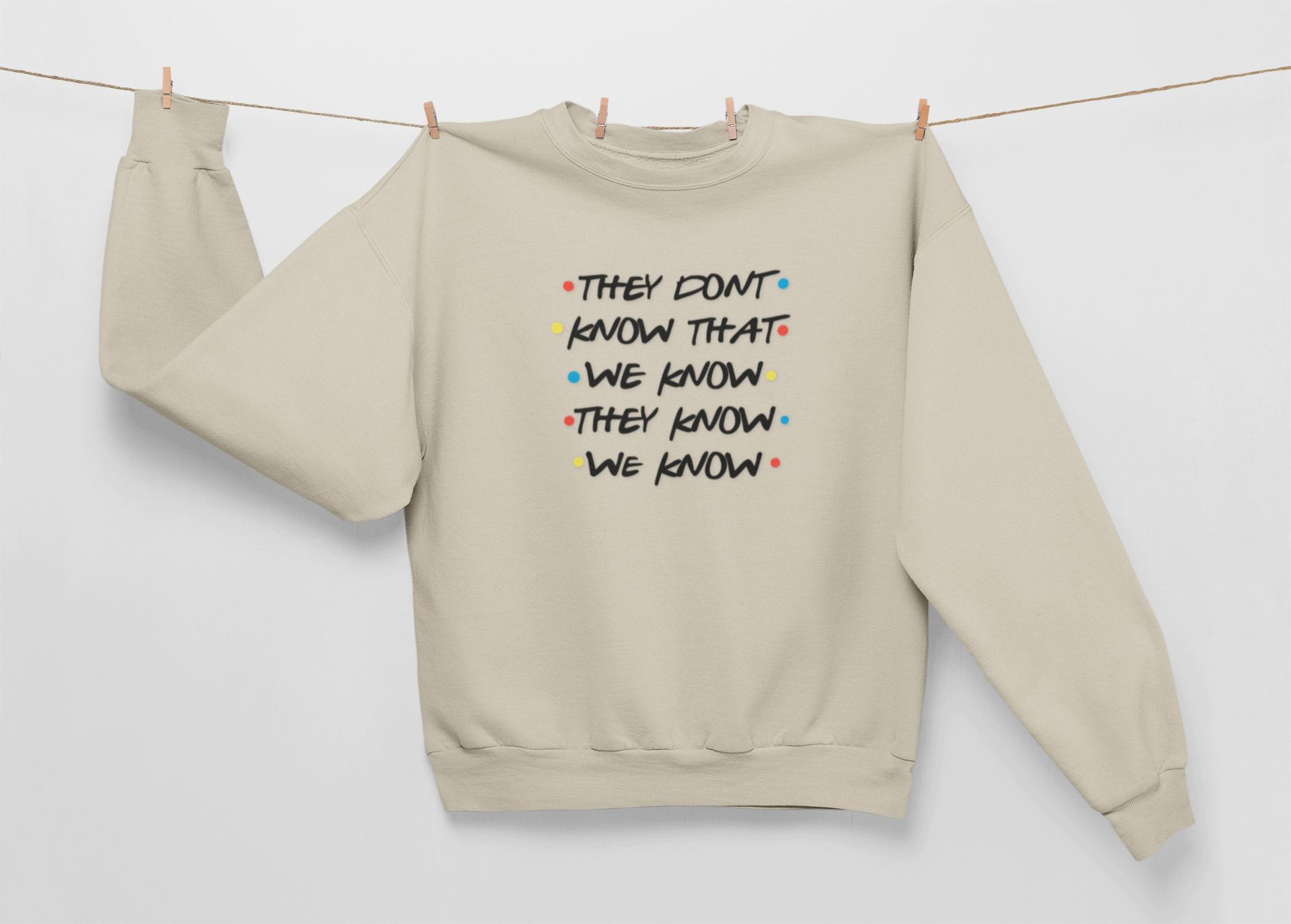 Funny TV Show Quotes Unisex Sweatshirt, Political Humor Anti Trump Crewneck, Gift for TV Show Fans, Hilarious Sweatshirt, Comfy Statement