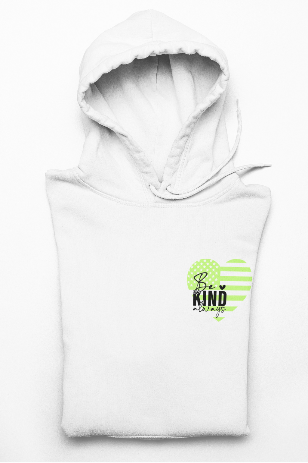 Be Kind Always Inspirational Hoodie, Bright Colors, Unisex Sweatshirt, Positive Quote Long Sleeve, Gift for Men Women Teens, Cozy Jumper,