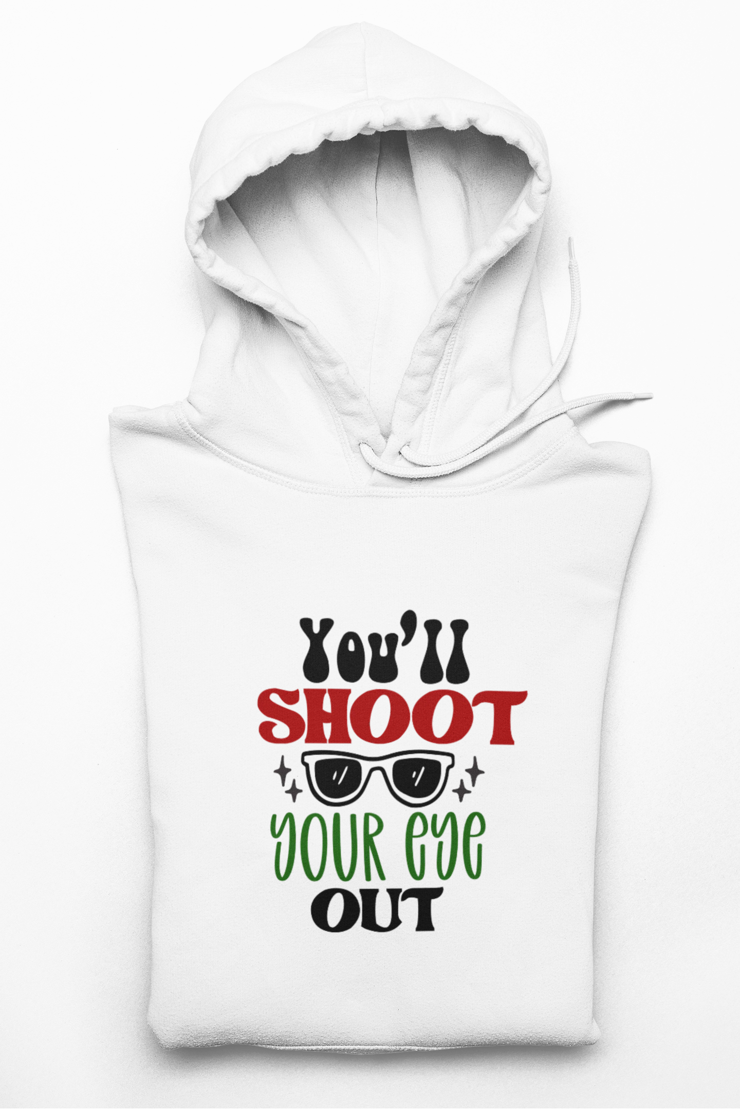 Christmas Story Movie Quotes Hoodie - Retro Vintage Style, Trending Holiday Sweatshirt, Christmas Party Apparel Gifts
