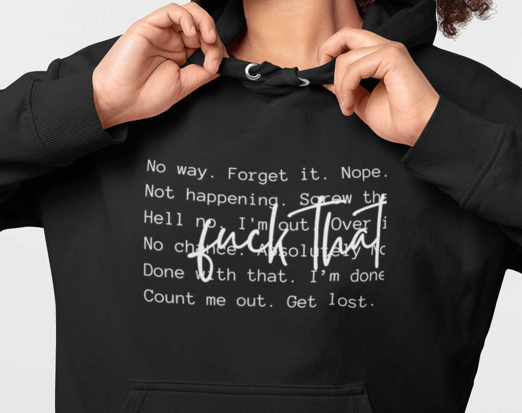 Not Dealing With Your Problems Unisex Hoodie - Trending Mental Health Sweatshirt, Cute Font Gift Idea, Cozy Pullover Jumper, Anxiety