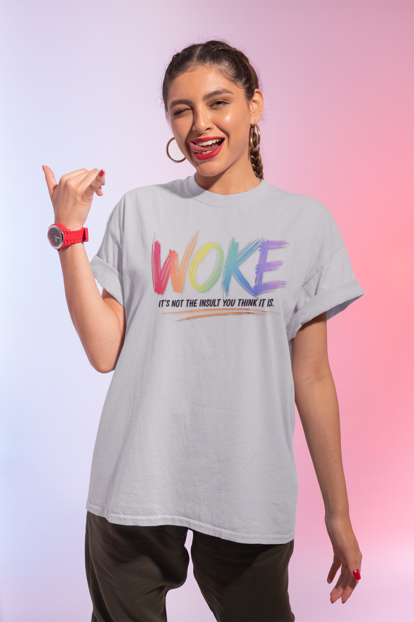 Woke Liberal T-Shirt, Anti Trump Political Rights Activist Tee, Unisex Shirt for Democrats, Resist Movement Apparel, Protest Clothing