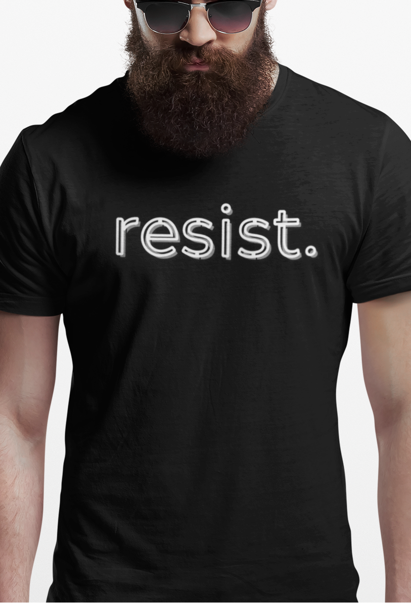 Political Activist Resistance Unisex Softstyle T-Shirt, Anti Trump Protest Tee, Activism Shirt, Resist Movement Top, Liberal Apparel