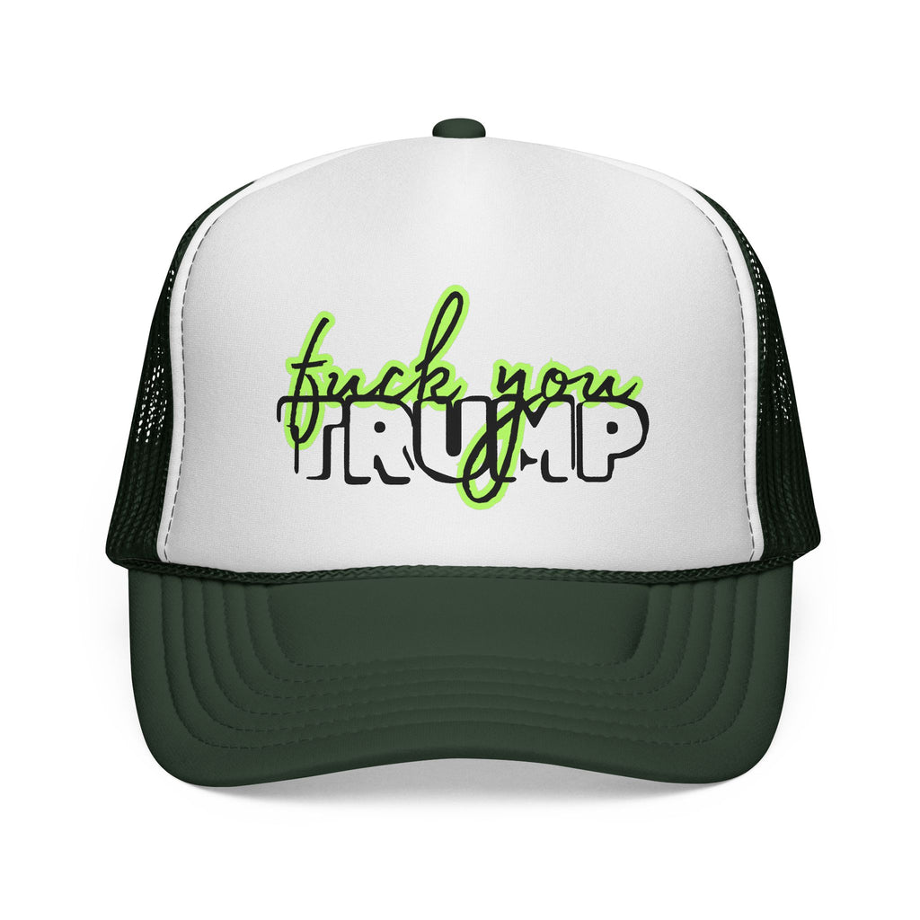 Anti Trump Political Rights Activists Trucker Hat, Anti Trump Hat, Save Democracy, Protester Cap, Resistance Rights Activism Headwear