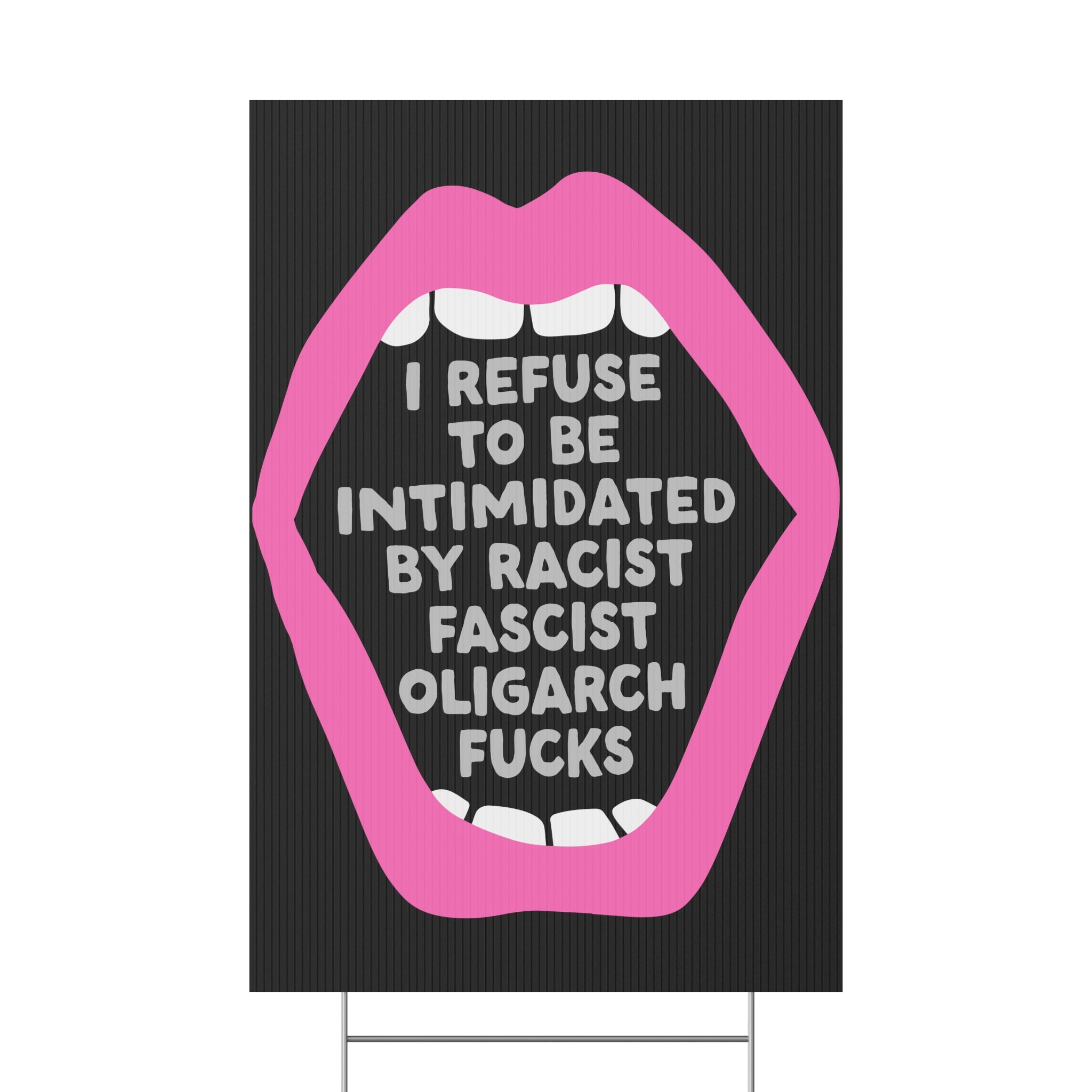 Political Activist Yard Sign, Anti Trump Protest Sign, Save Democracy Lawn Sign, Resistance Movement Placard, Protester Decor