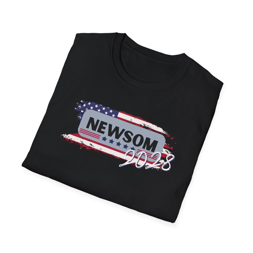 Political Activist Unisex T-Shirt, Gavin Newsom for President 2028, Anti Trump, Protest Tee, Political Clothing No Kings Protest, Save Democracy