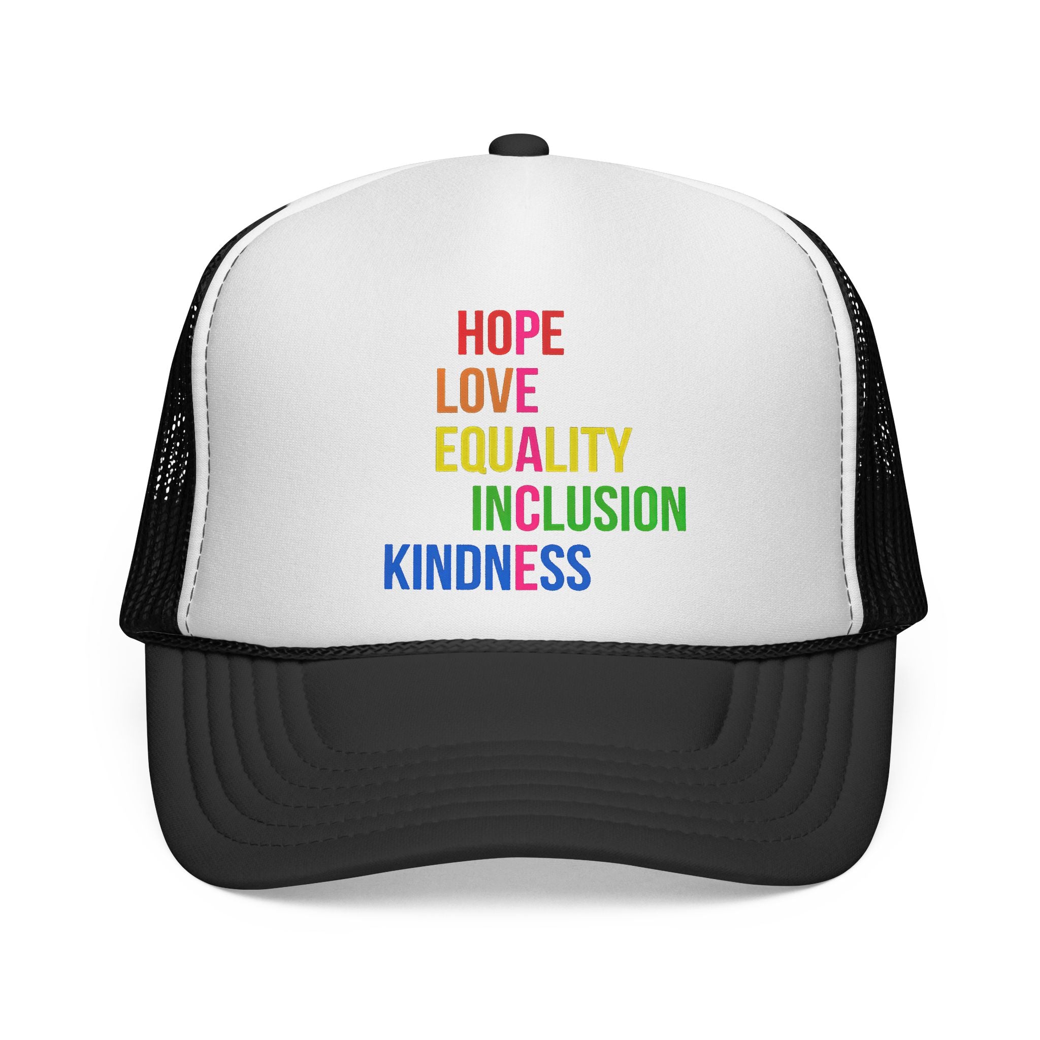 LGBTQ+ Equality Trucker Hat Anti Trump, Human Rights Activist Hat, Pride Parade LGBTQ Headwear, Gender Equality Baseball Cap, Social Justice Protest
