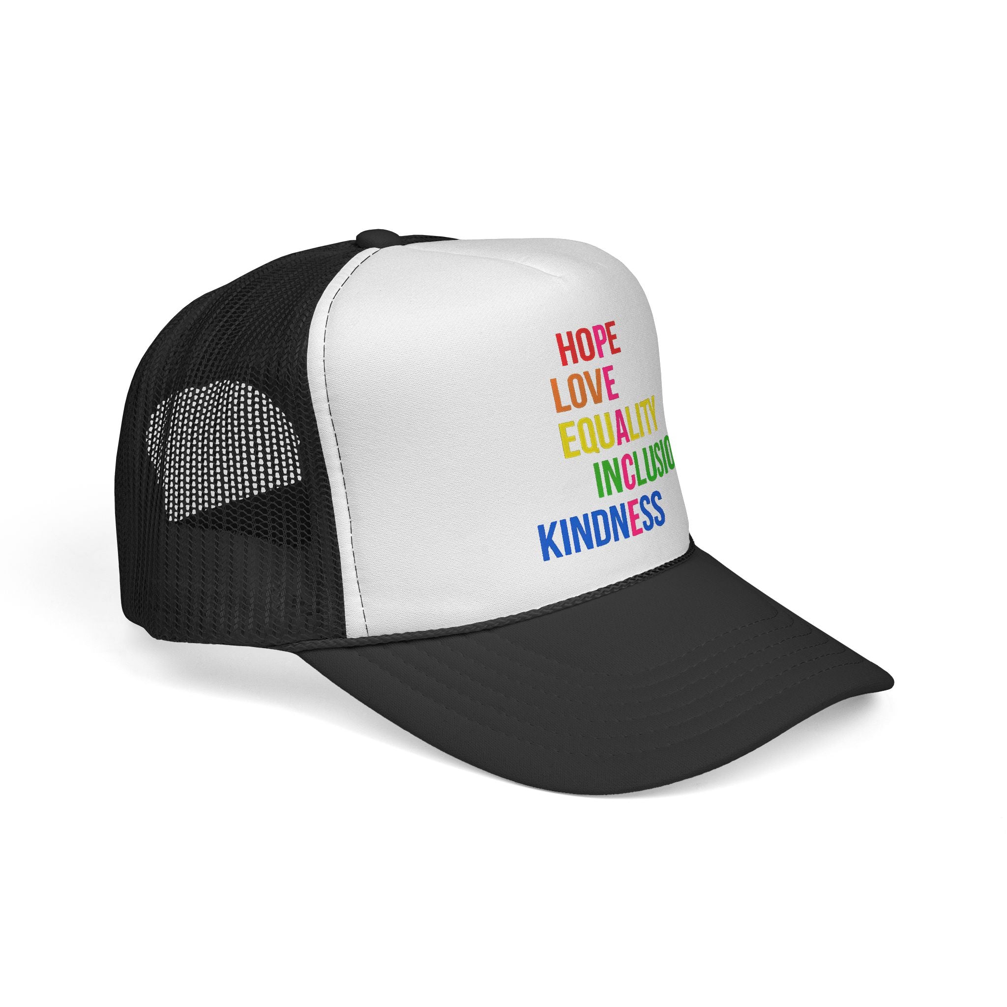LGBTQ+ Equality Trucker Hat Anti Trump, Human Rights Activist Hat, Pride Parade LGBTQ Headwear, Gender Equality Baseball Cap, Social Justice Protest