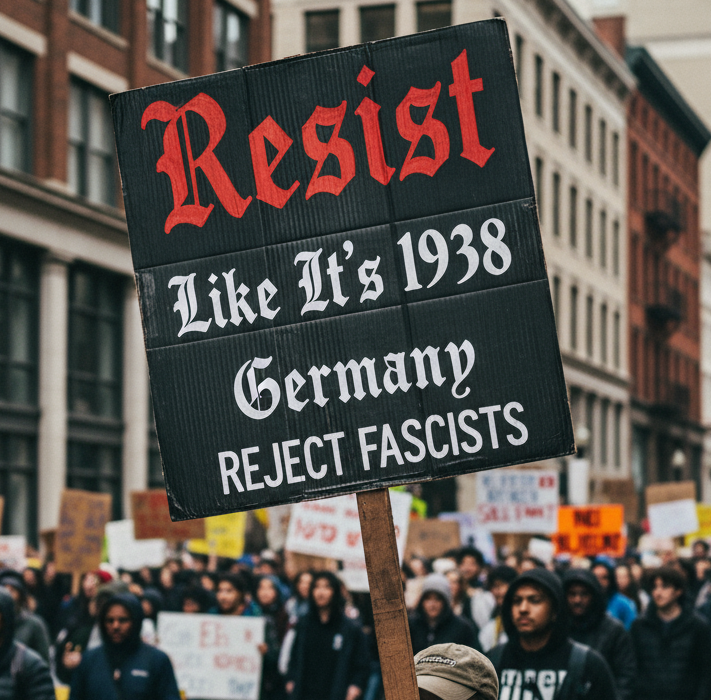 Protest Sign, Activist Poster, Anti Trump Resist Fascists Rights Activists, Political Activism Decor, Social Justice Art Print, Human Rights Activists Sign, Save Democracy