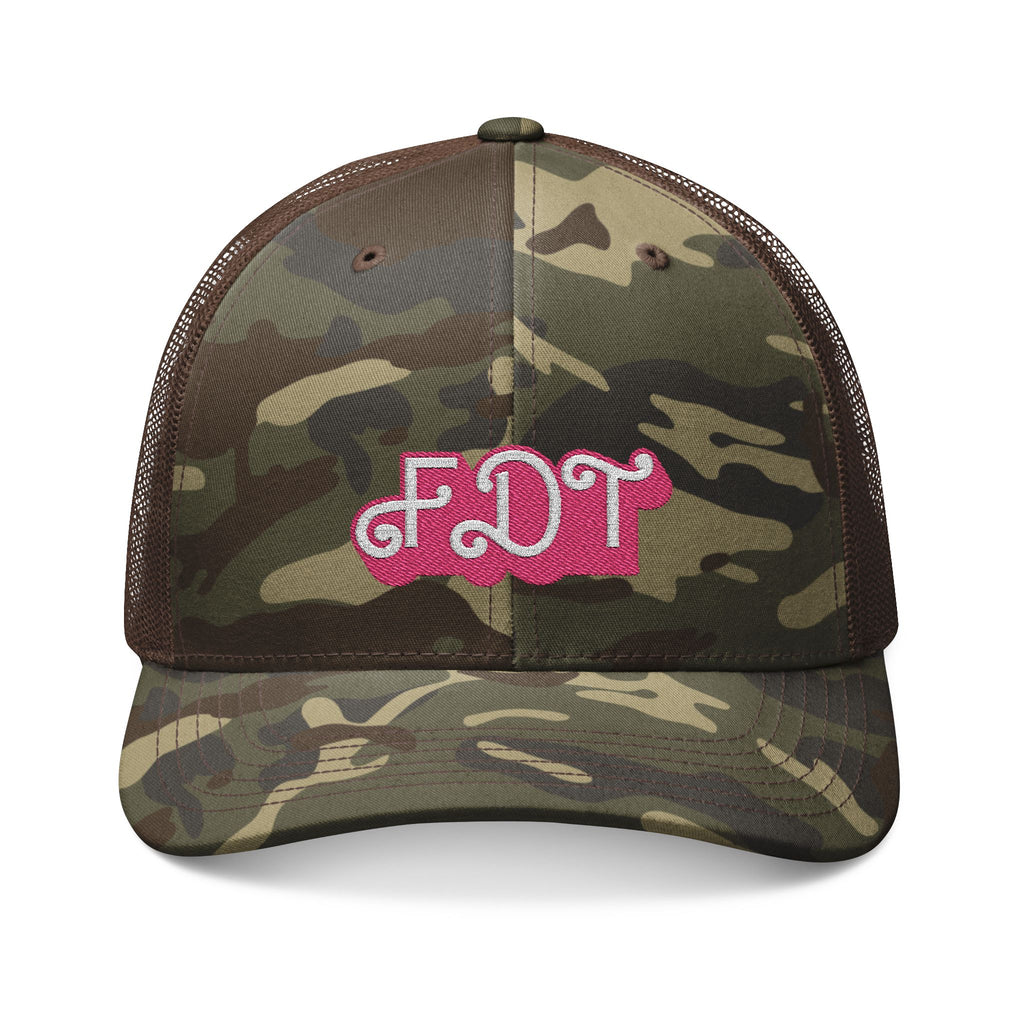 Embroidered Camouflage Trucker Hat, Resist Anti Trump Equality Political Activists, Trending Cap, Protest Gear, Activism Accessories,