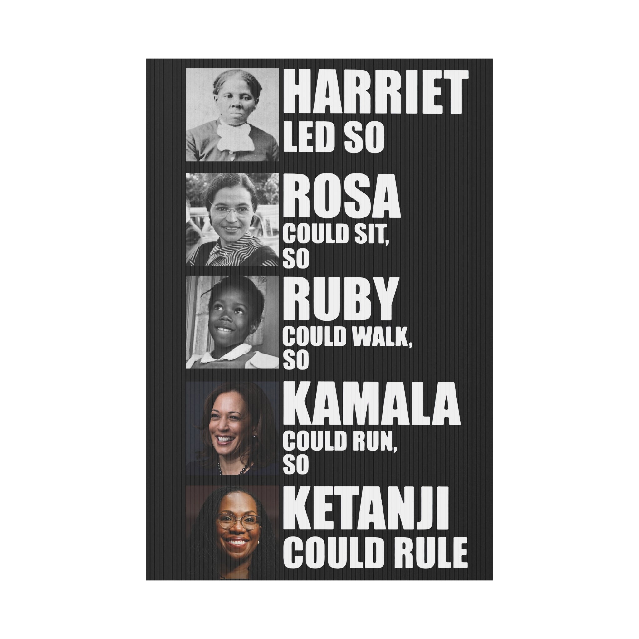 Yard Sign - Inspirational Women Anti Trump Human Rights Activists Protest Resist