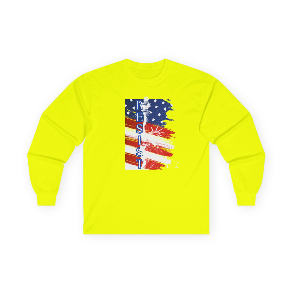 Resist Long Sleeve Tee, Rights Activists Shirt, Anti Trump Protest Apparel, Unisex Cotton Top, Political Activism Clothing