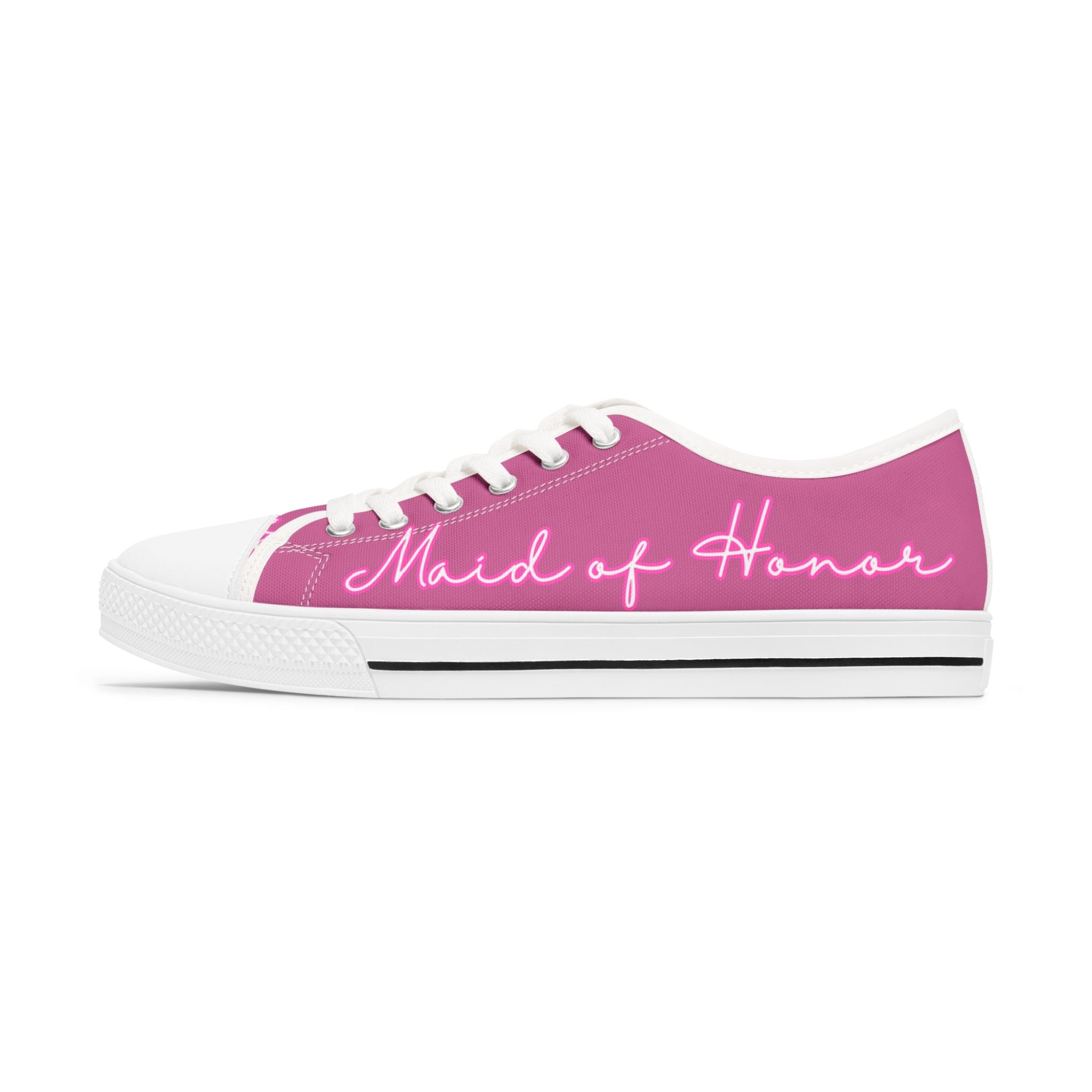 Bridal Party Low Tops, Maid of Honor Sneakers, Bachelorette Party Shoes, Women's Wedding Party Gift, Maid of Honor Gifts, Custom Bridal