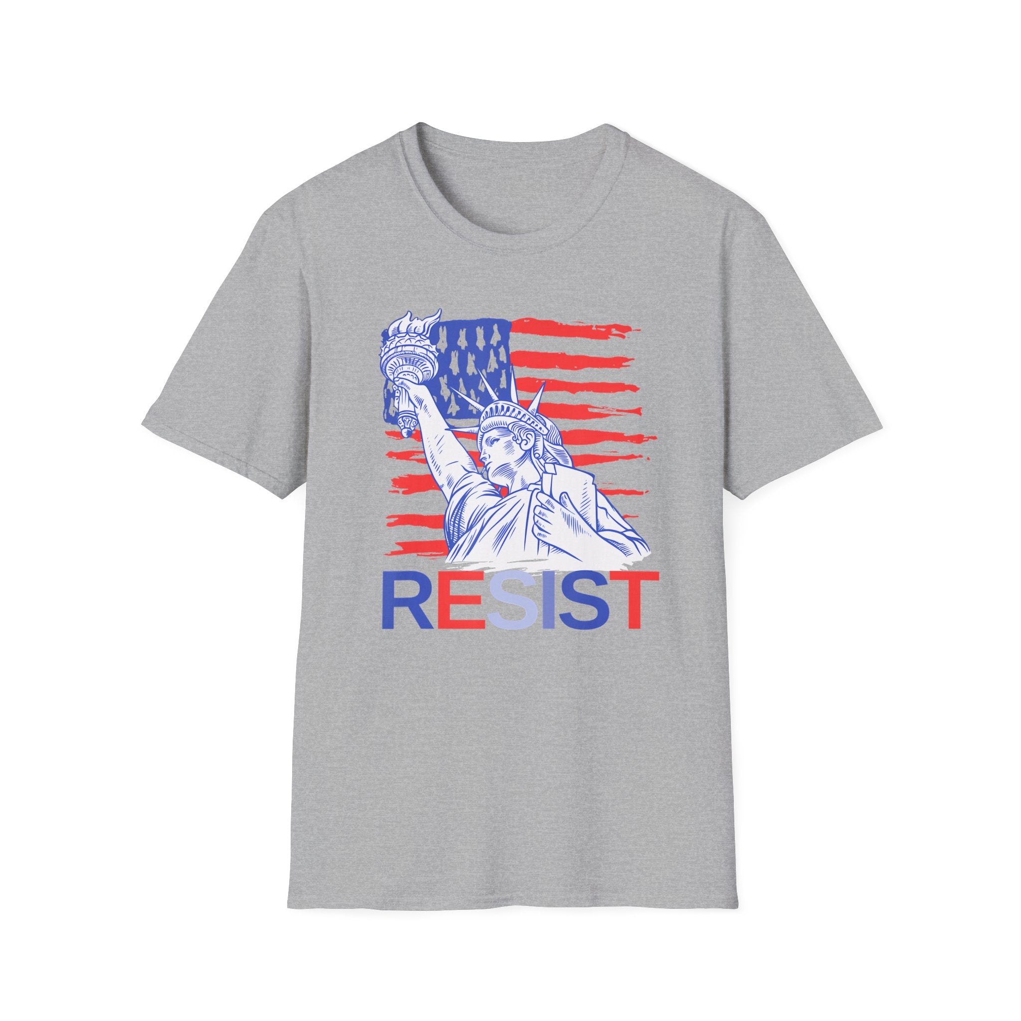 Activist T-Shirt Resist Anti Trump Human Rights Protest Save Democracy, Liberal Democrat Fashion Gifts, No Kings Apparel