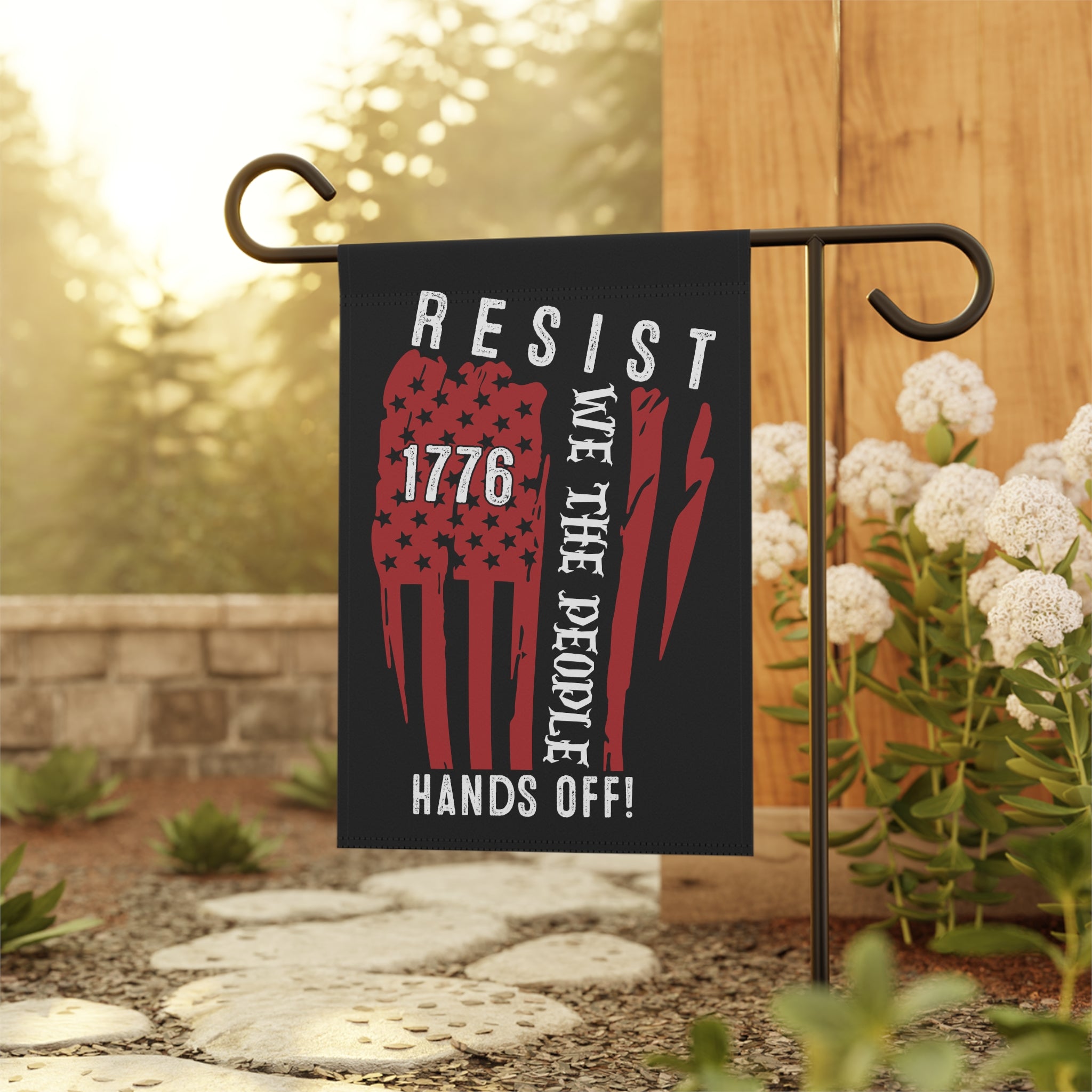 Flag, Anti Trump Resist Protest We The People Political Rights Activists Banner, Garden/ House Decor, Outdoor Sign, Patriotic Wall Hanging,