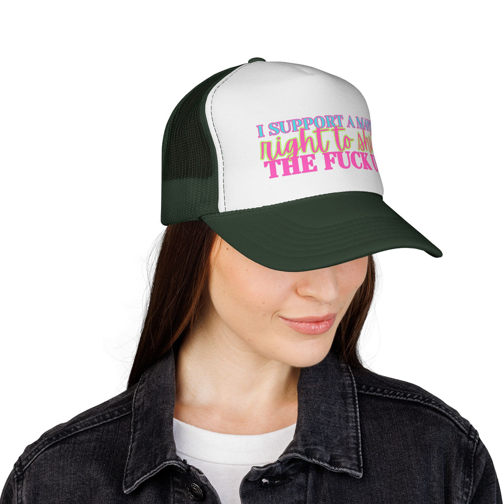 Trucker Cap for Anti Trump Political Rights Activists Women Sarcastic Hat, Protest Activism Resistance Gear, Equality Feminist Gift,