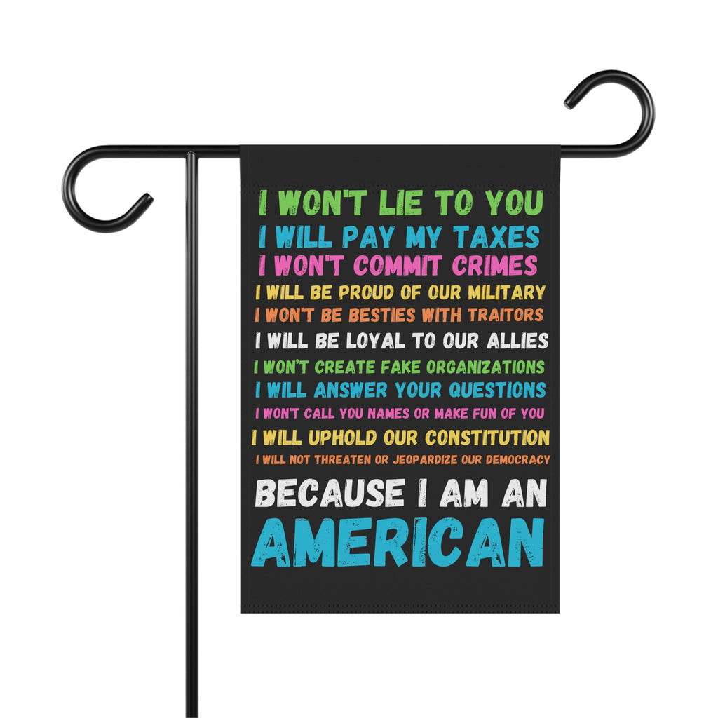 Banner, Anti Trump American Patriotic Decor, Proud Loyal USA Statement, Political Garden Flag, House Sign, Gift for Democrats, Liberal