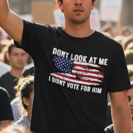 Anti Trump Unisex T-Shirt, Funny Political Gift for Democrats, Protest Tee, Liberal Statement Clothing, Resist Apparel No Kings Protest FDT