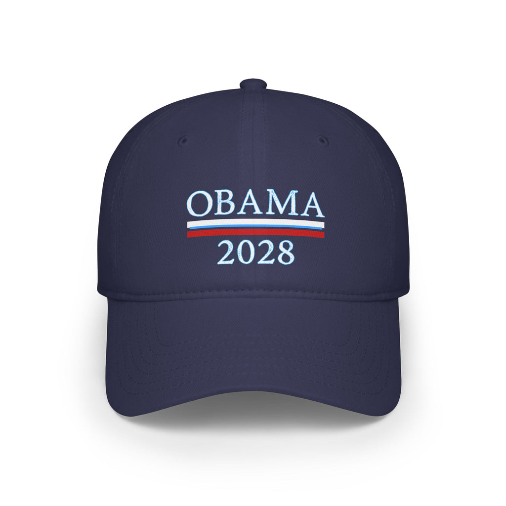 Embroidered Low Profile Baseball Cap, Obama for President 2028, Political Rights Activists Hat, Activism Cap, Election Campaign Headwear