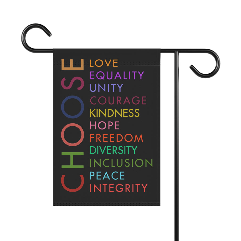 Garden Banner, Kindness and Equality Rights Activists Flag, Outdoor Decor, Protest Sign, Human Rights Banner, Activism Garden Flag