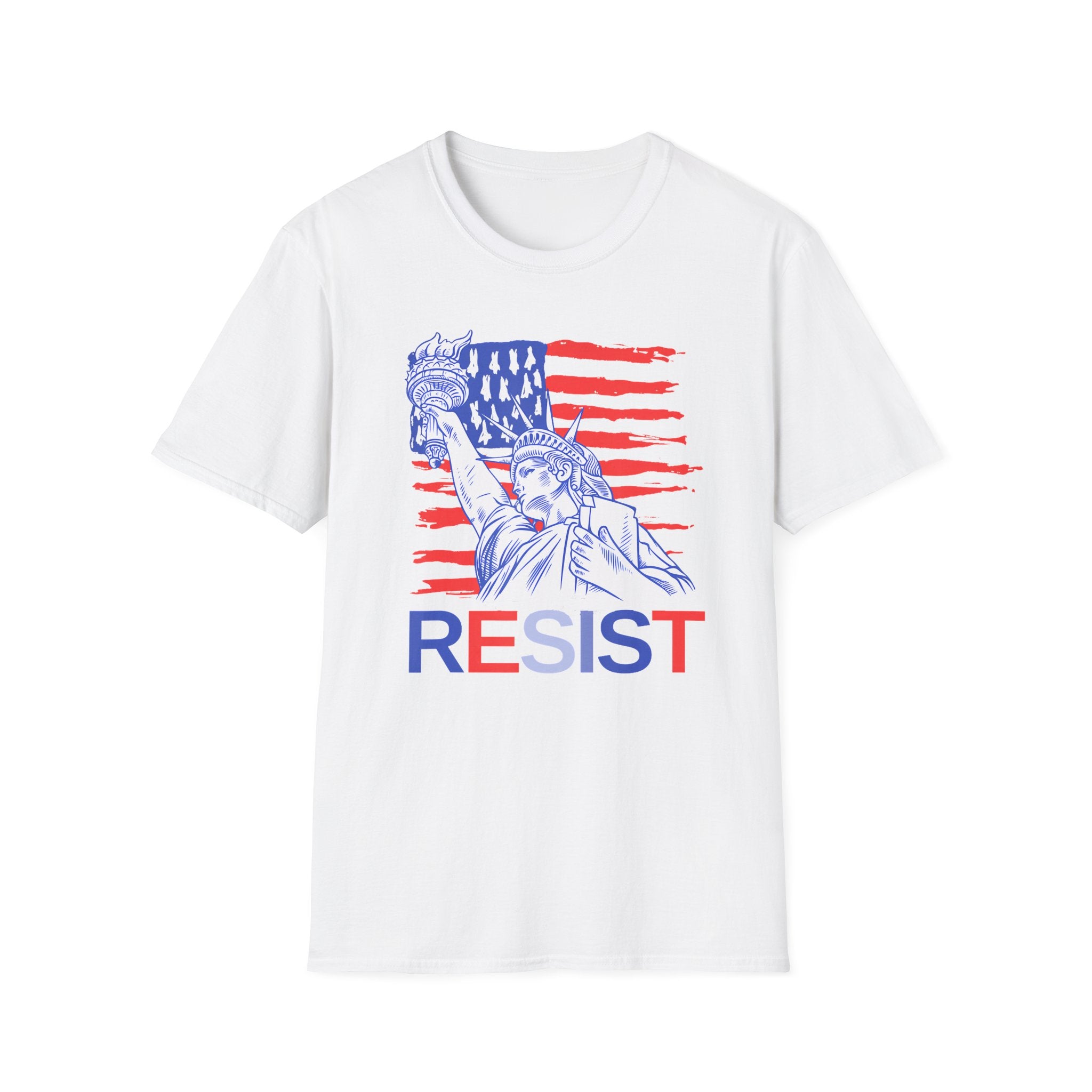 Activist T-Shirt Resist Anti Trump Human Rights Protest Save Democracy, Liberal Democrat Fashion Gifts, No Kings Apparel