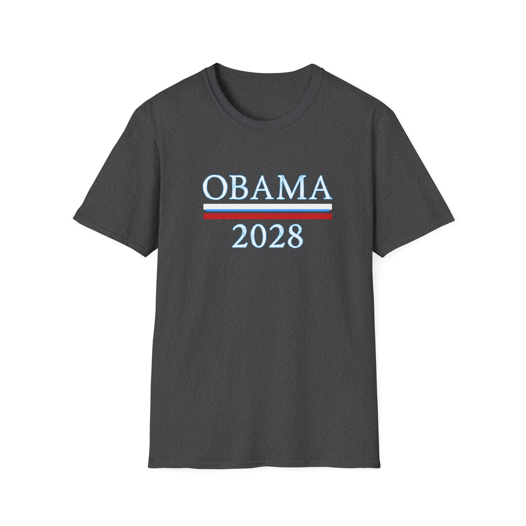 Obama 2028 FDT Political Activist Unisex Softstyle T-Shirt, Anti Trump Tee, Obama Campaign Shirt, Election 2028 Top, Protest Apparel