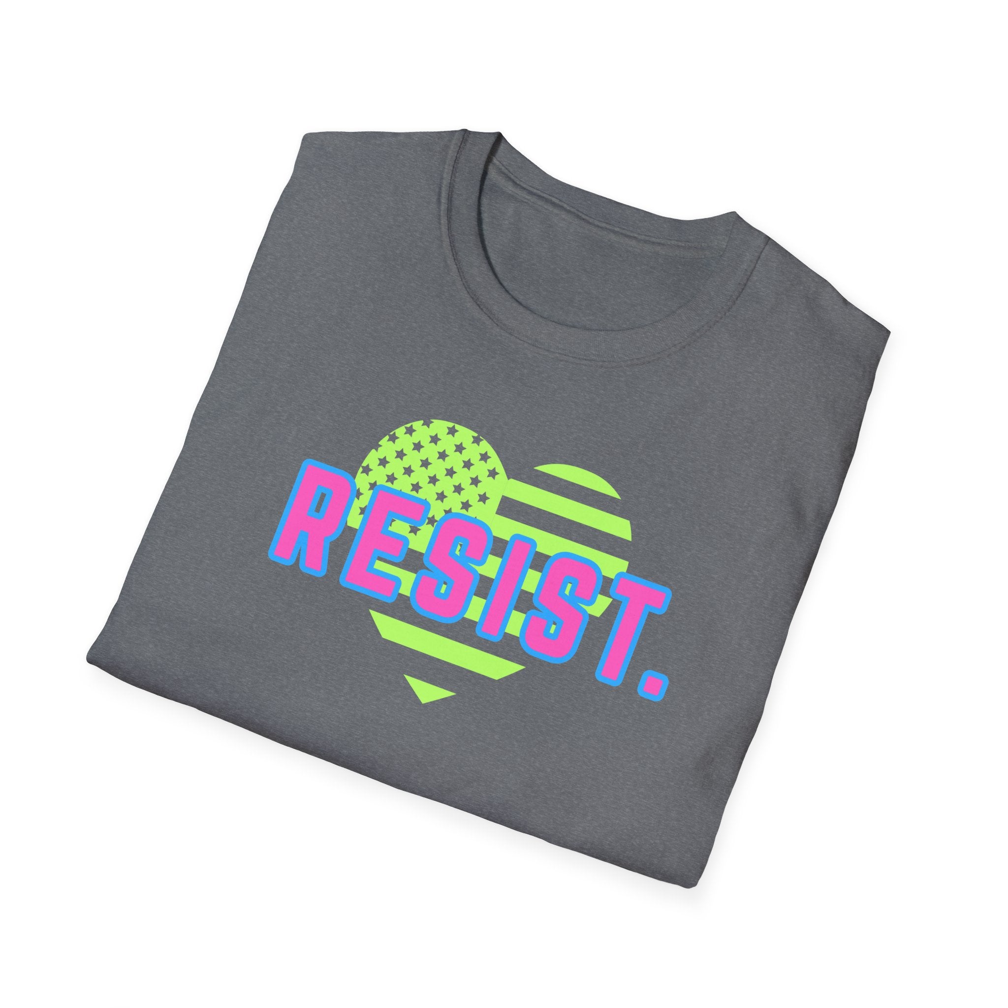 Activist Anti Trump Resist Protest Unisex Softstyle T-Shirt, Activist Tee, Human Rights Apparel, FDT Political Statement Shirt, Social Justice Clothing