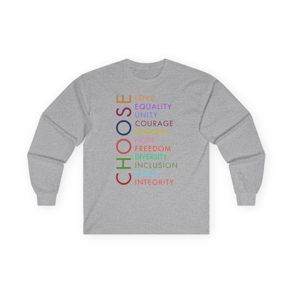 Equality Activist T-Shirt, Kindness Tee, Human Rights Long Sleeve Shirt, Unisex Cotton Top, Anti Trump Apparel Save Democracy Protest Equality Inclusion Human Rights Shirt