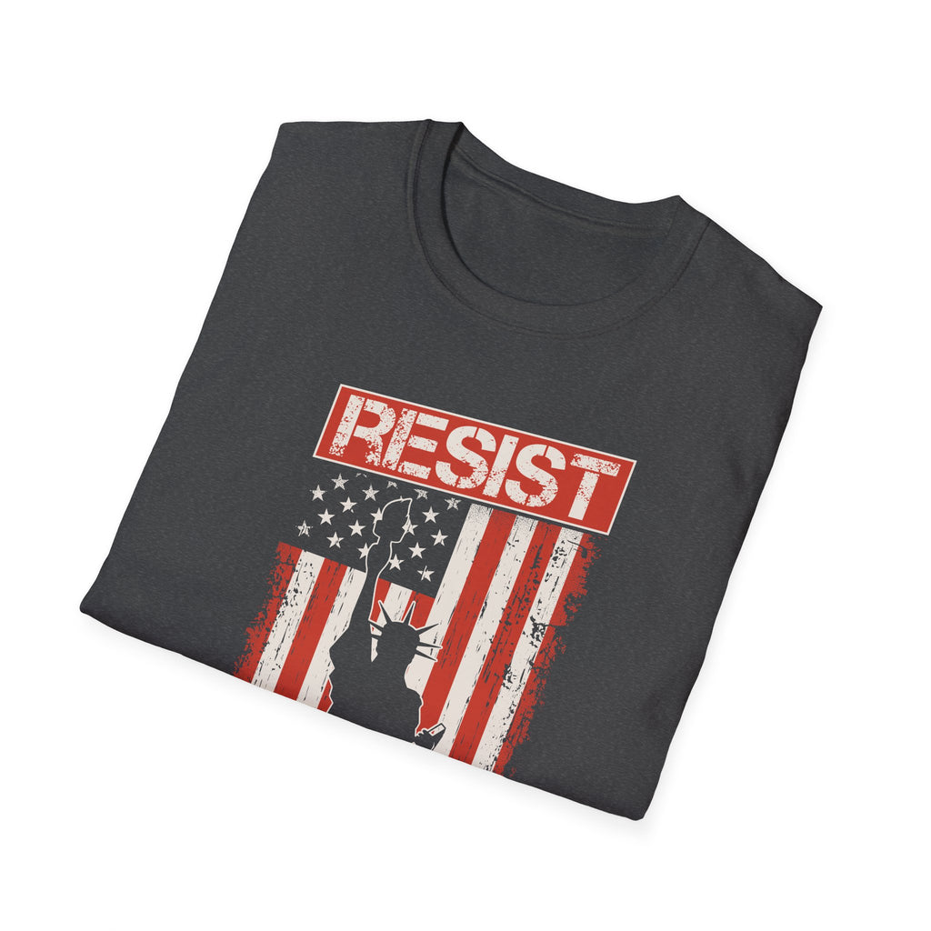 Resist Anti Trump Unisex T-Shirt, Rights Activists No Kings Protest Tee, Save Democracy Shirt, Political Activism Apparel Save Democracy Equality Inclusion
