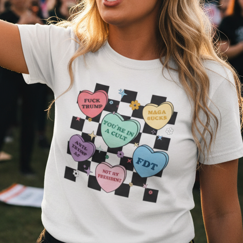 Anti Trump Unisex T-Shirt, FDT Political Activists Tee, Resist Shirt, Protest Apparel, Social Justice Clothing Save Democracy, No Kings Protest