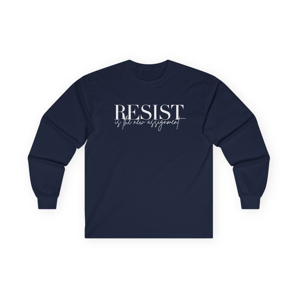 Resistance Shirt, Anti Trump Anti Dictator, Political Activists, Save Democracy Long Sleeve Tee, Protest Apparel, Activist Clothing,