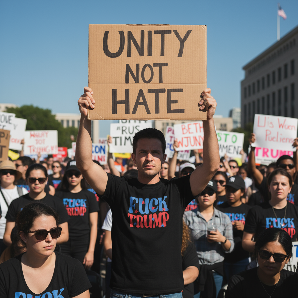 Political Humor Unisex T-Shirt for Human Rights Activists, Anti Trump Shirt, Liberal Democrats Gift, Activist Tee, Protest Apparel