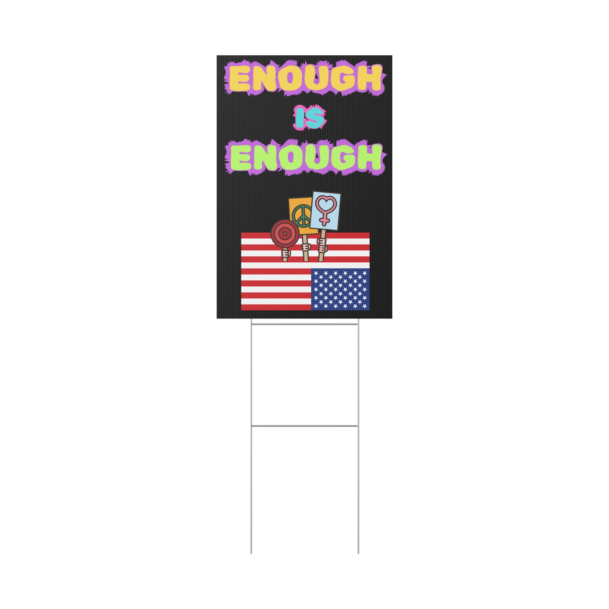 Political Protest Plastic Yard Sign, Anti Trump, Save Democracy, Liberal Democrat, Resist, Resistance, Political Activism, Election Season