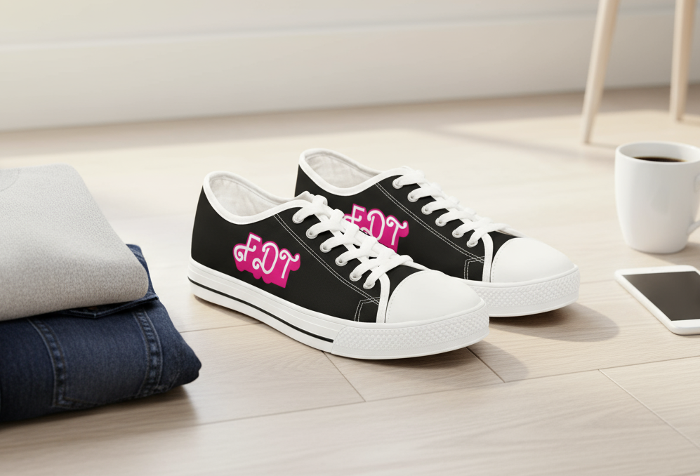 Political Rights Activists Women's Sneakers, Anti Trump Retro Barbie Style Equality Shoes, Protest Feminist Footwear, Activist Gift, Civil